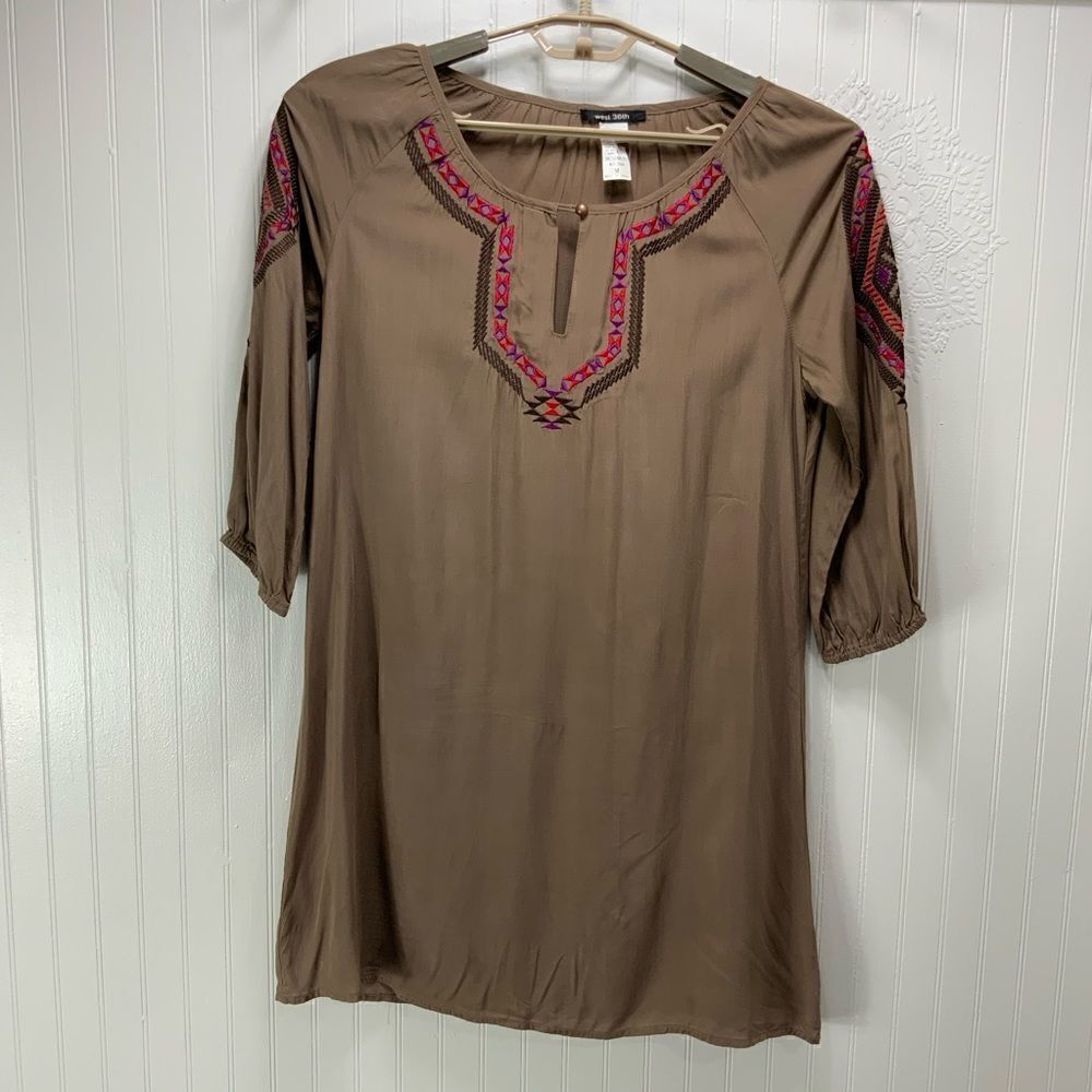 WEST 36th embroidered dress